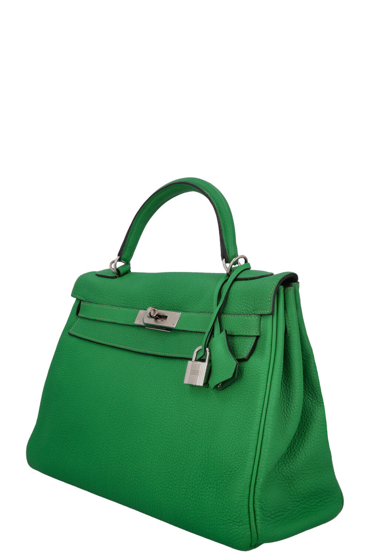 HERMÈS Kelly 32 Togo Vert Bambou