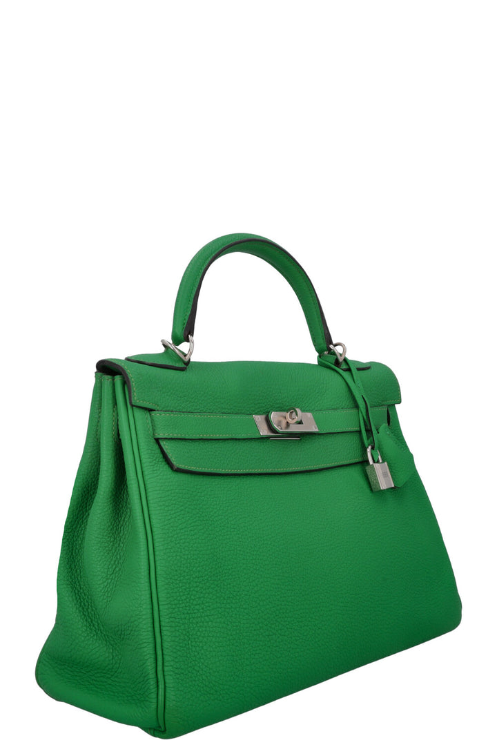 HERMÈS Kelly 32 Togo Vert Bambou