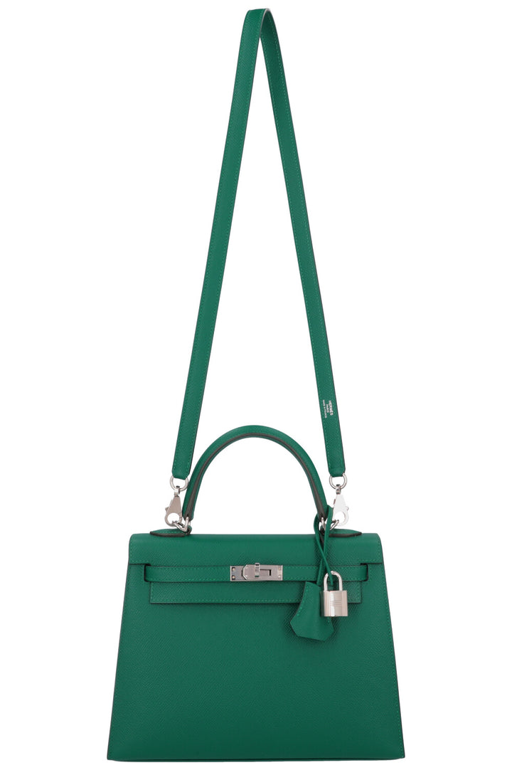 HERMES Kelly 25 Epsom Vert Jade
