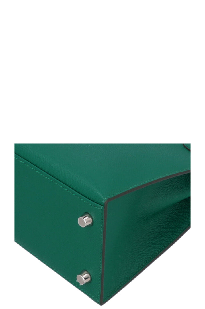 HERMES Kelly 25 Epsom Vert Jade