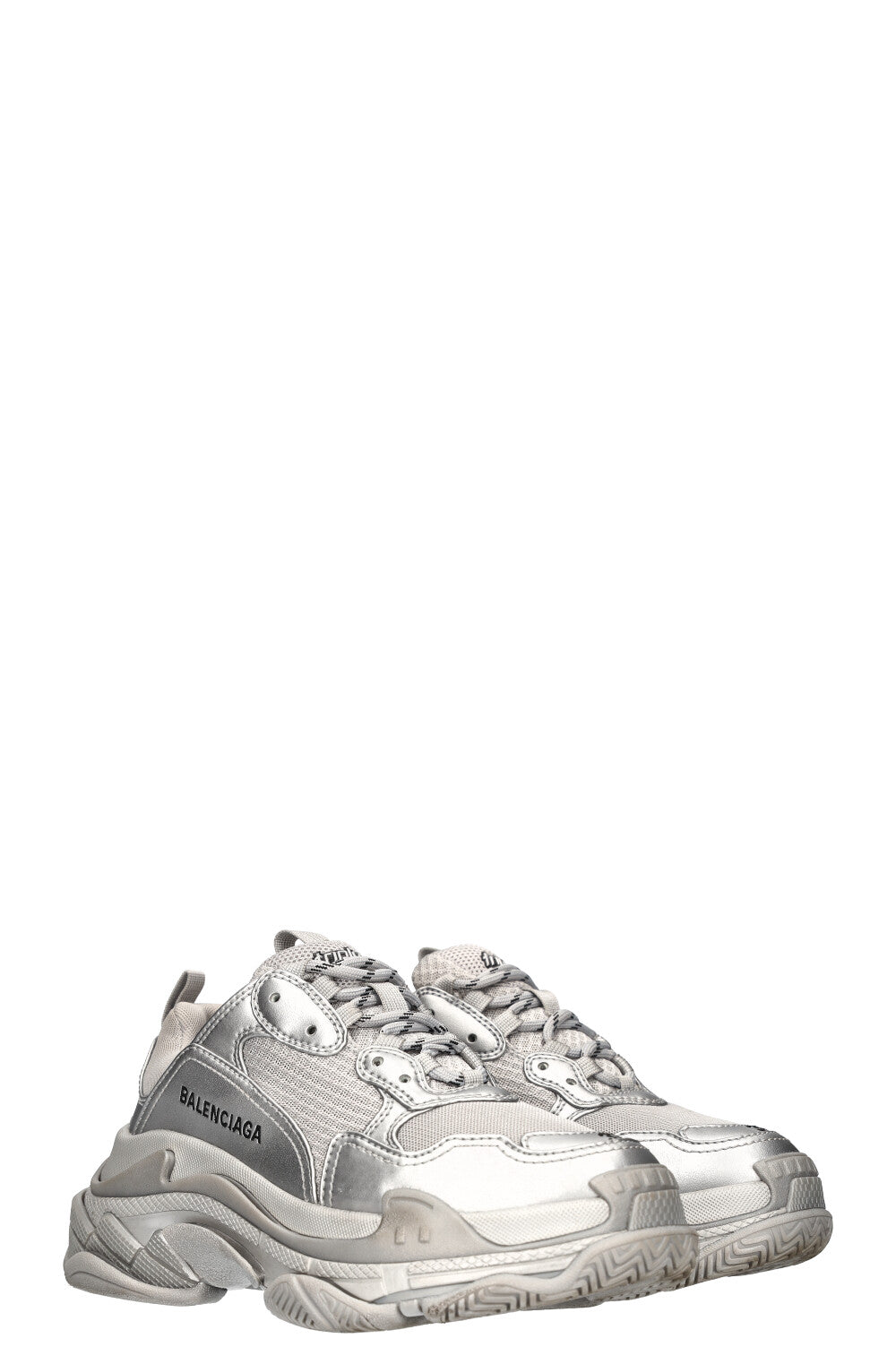 BALENCIAGA Triple S Sneaker Silver