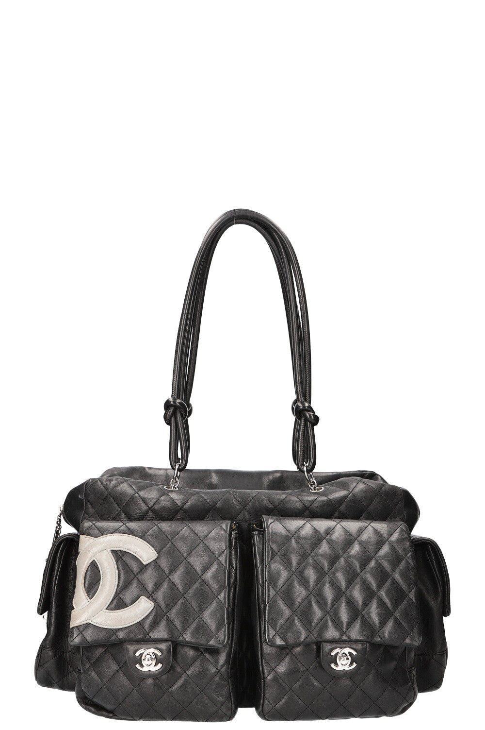 CHANEL Cambon Reporter Bag Black