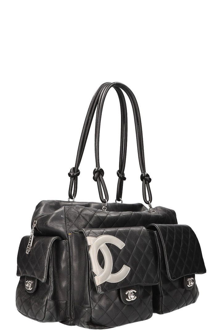 CHANEL Cambon Reporter Bag Black