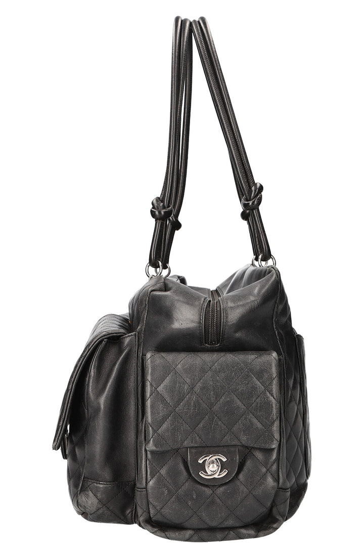 CHANEL Cambon Reporter Bag Black