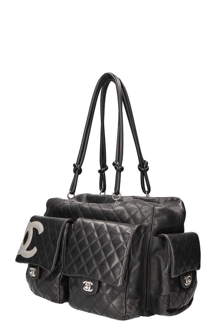 CHANEL Cambon Reporter Bag Black