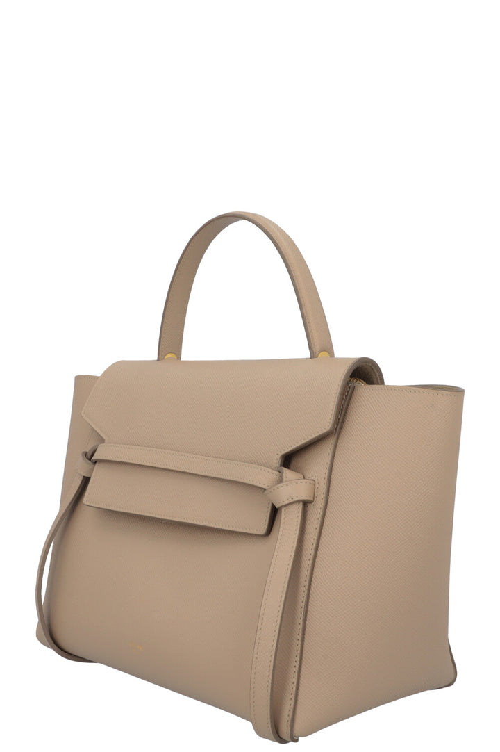 CELINE Mini Belt Bag Leather Beige