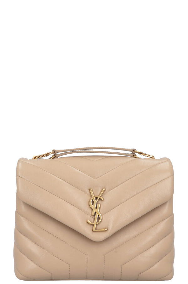 SAINT LAURENT LouLou Bag Small Beige