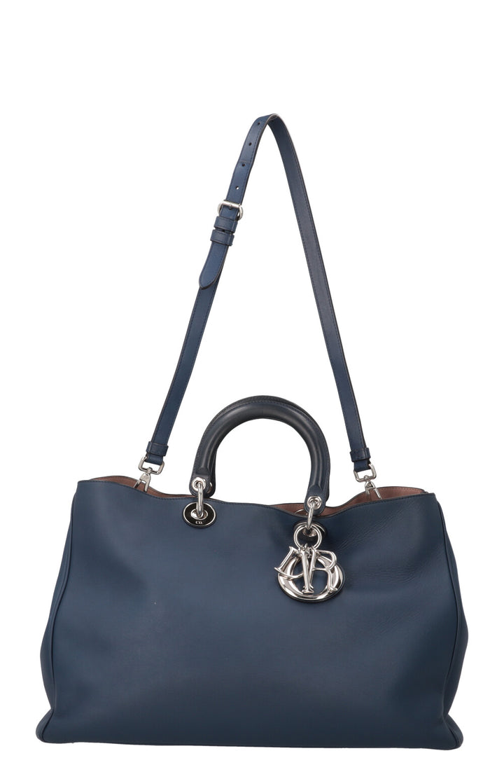 CHRISTIAN DIOR Diorissimo Bag Large Blue