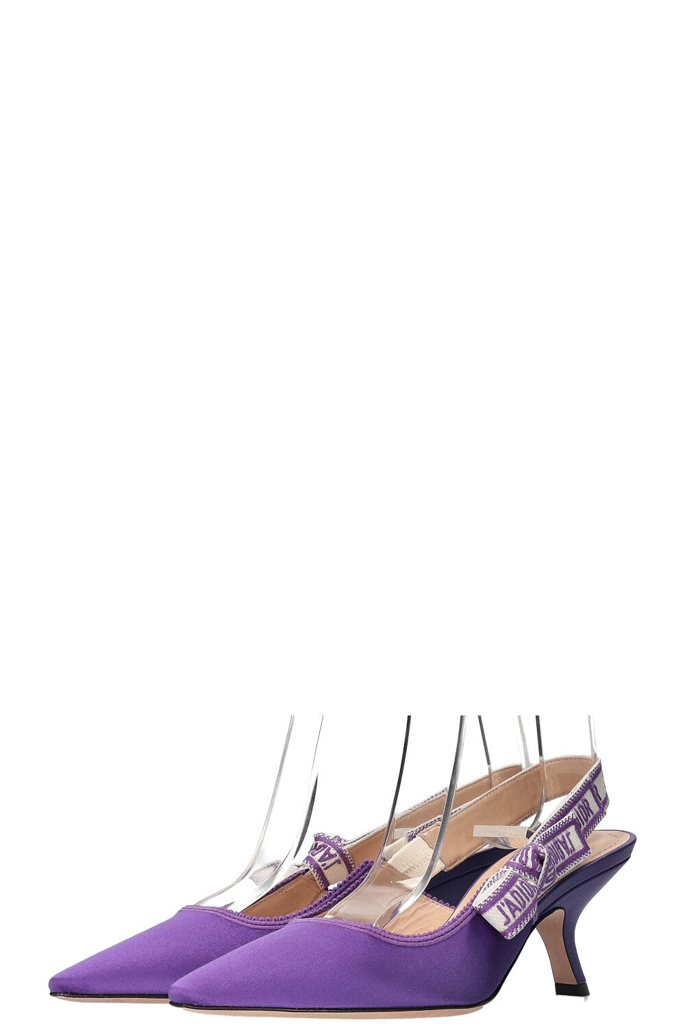 CHRISTIAN DIOR J'Dior Slingback Heels Purple – REAWAKE