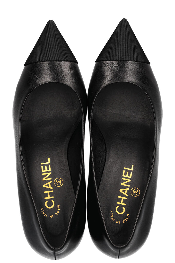 CHANEL Heels Pointy Black