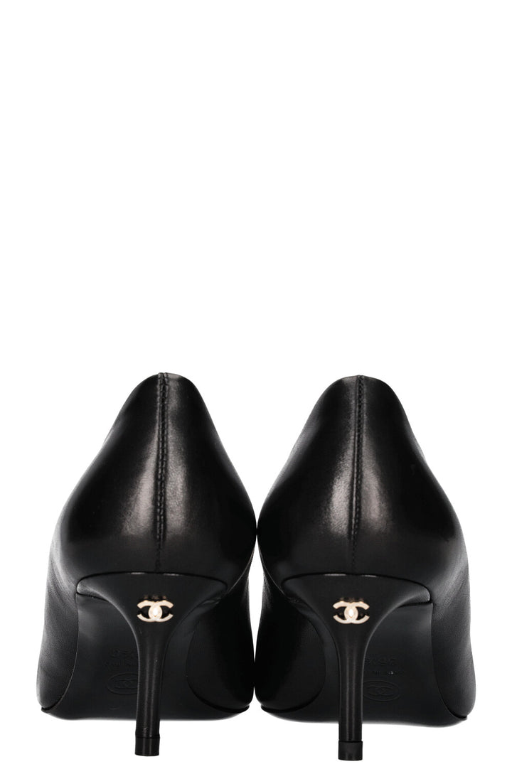 CHANEL Heels Pointy Black