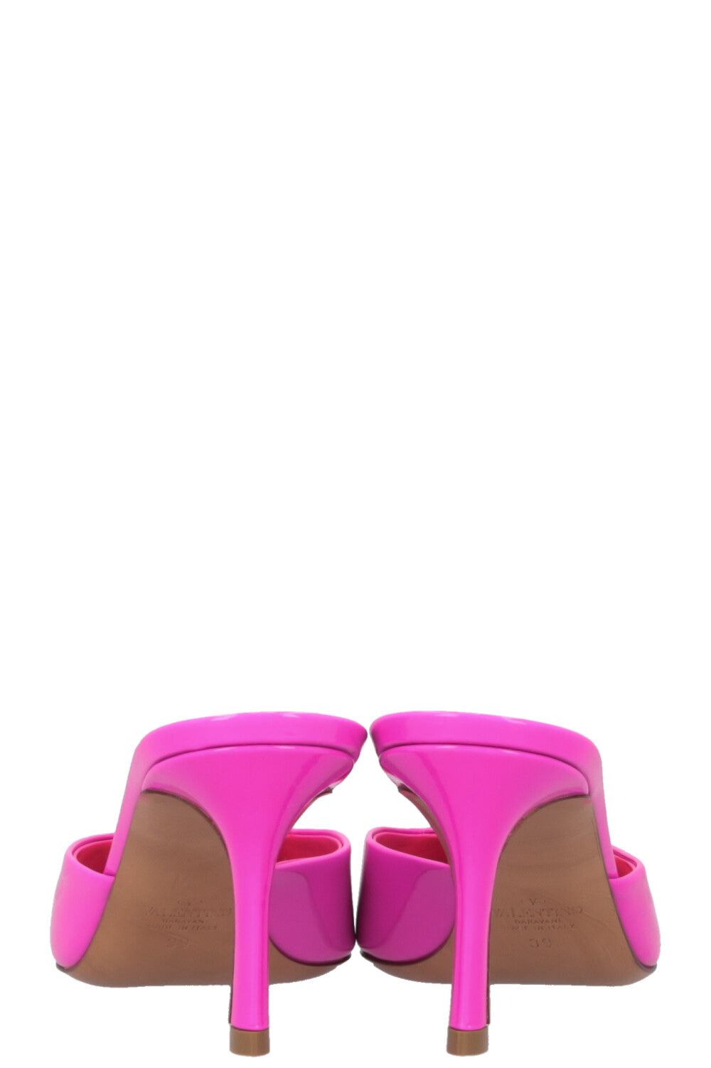 VALENTINO ピンク ミュール 37 Valentino Pink Rockstud Pumps 37.5 | Jadore Couture