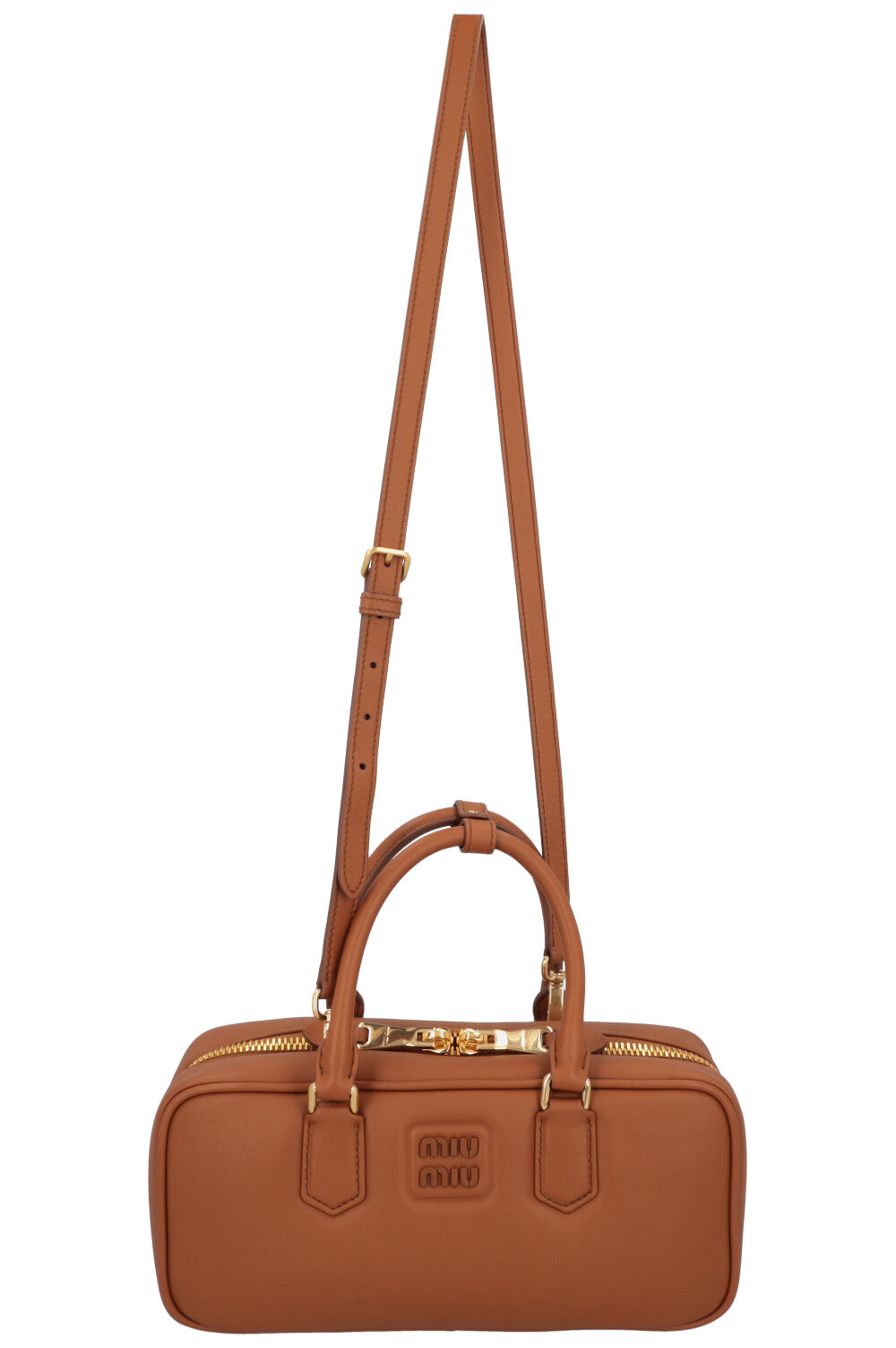 MIU MIU Arcadie Bag Leather Brown