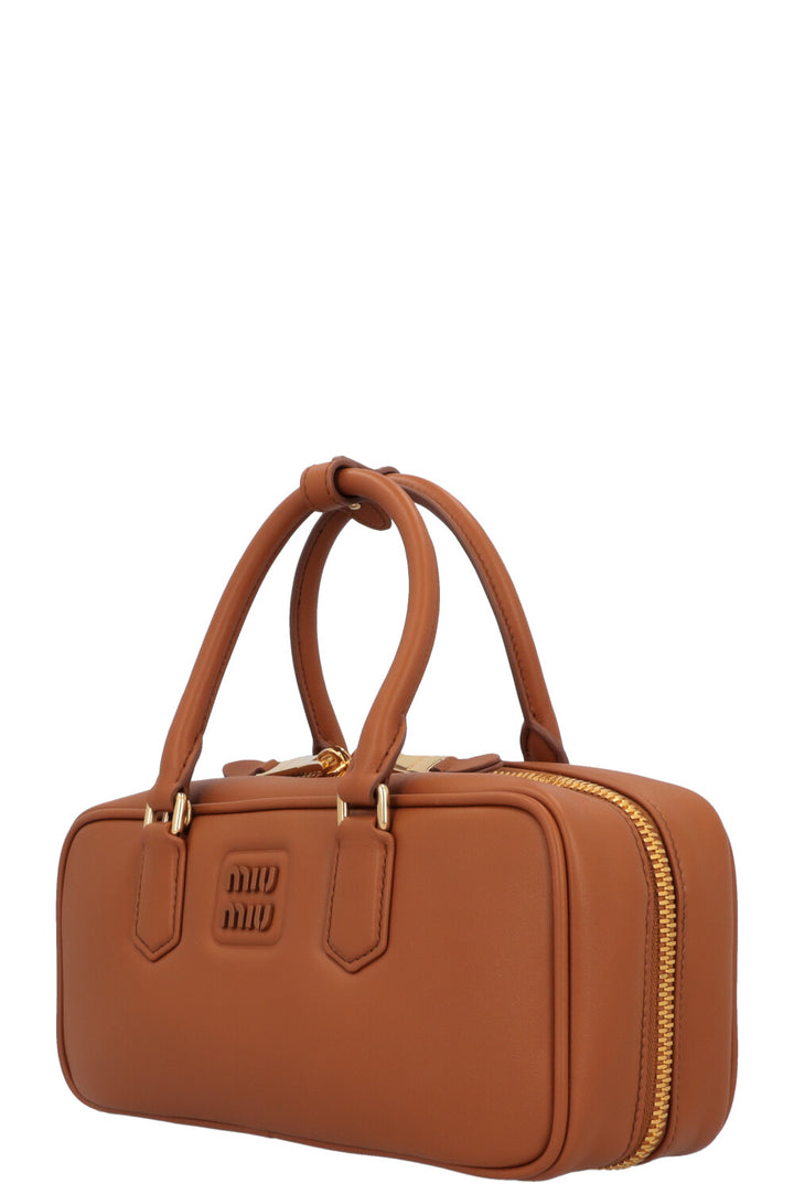 MIU MIU Arcadie Bag Leather Brown