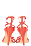 CHANEL Heels Patent Coral