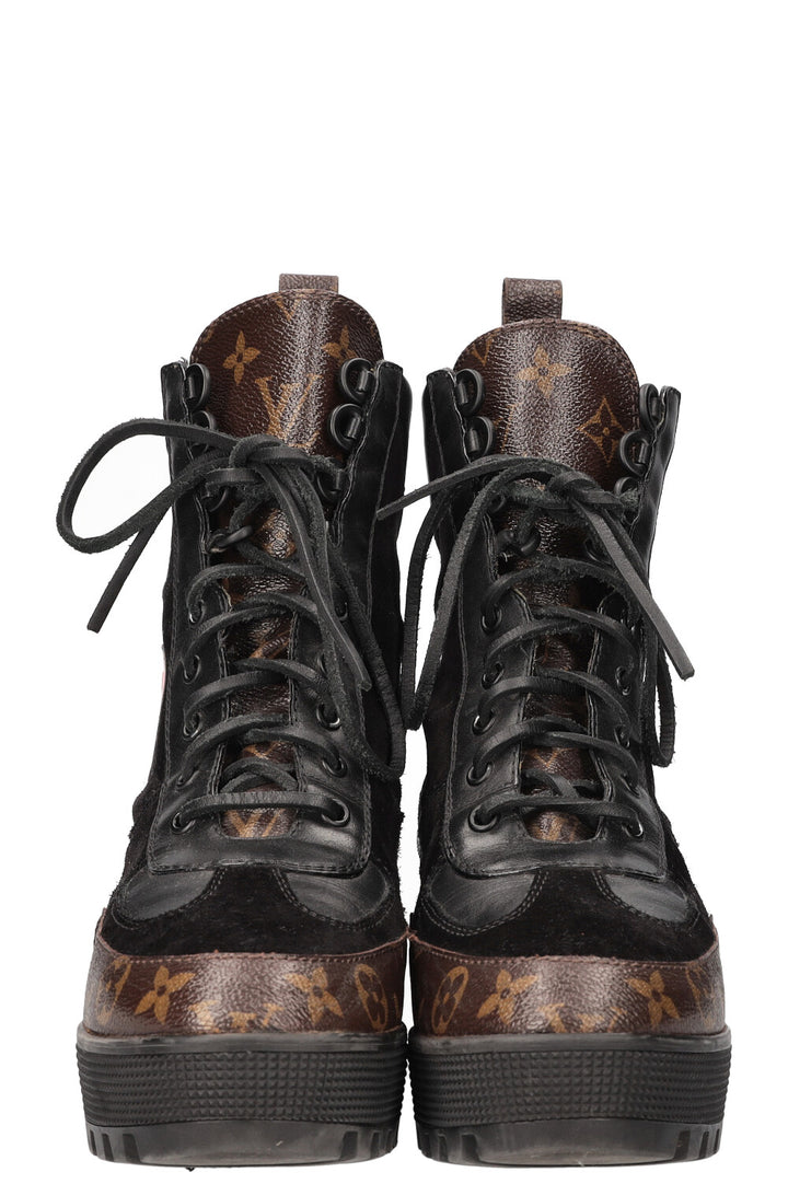 LOUIS VUITTON Laureate World Tour Boots MNG 