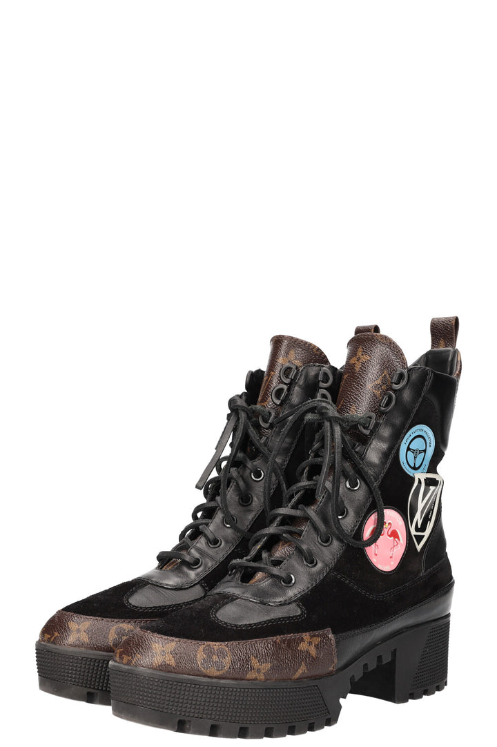 LOUIS VUITTON Laureate World Tour Boots MNG 