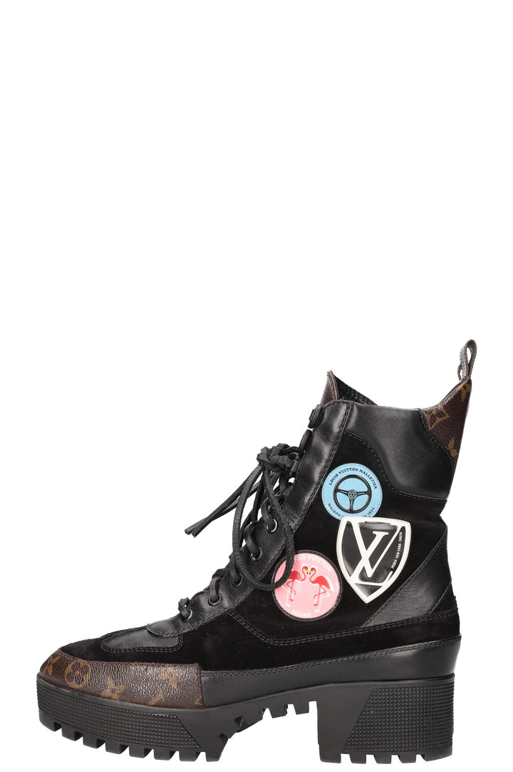 LOUIS VUITTON Laureate World Tour Boots MNG 
