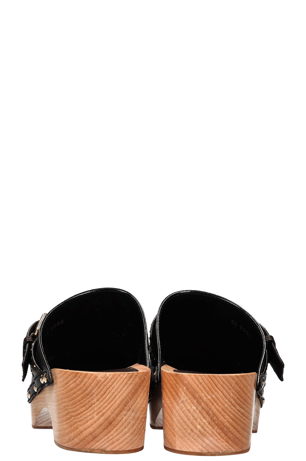 LOUIS VUITTON Cottage Clog Mules MNG Black