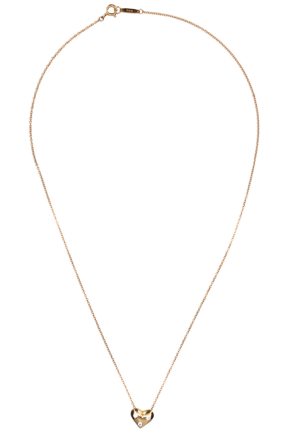 TIFFANY Heart Necklace Gold Platin Diamonds