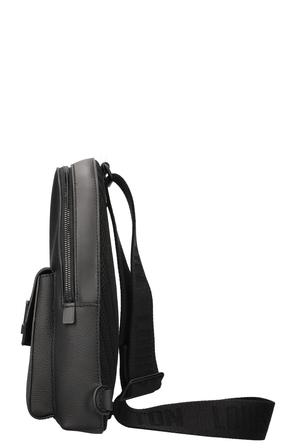LOUIS VUITTON Sac Sling Pilot Cuir Noir