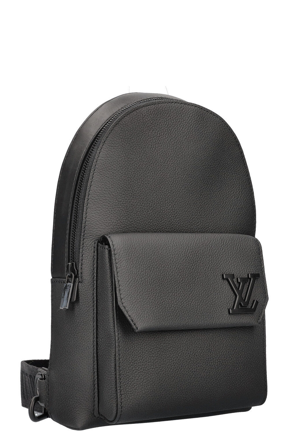 LOUIS VUITTON Sac Sling Pilot Cuir Noir