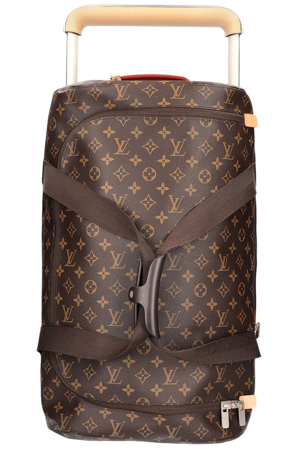 LOUIS VUITTON Horizon Soft 55 Duffle Bag MNG Canvas