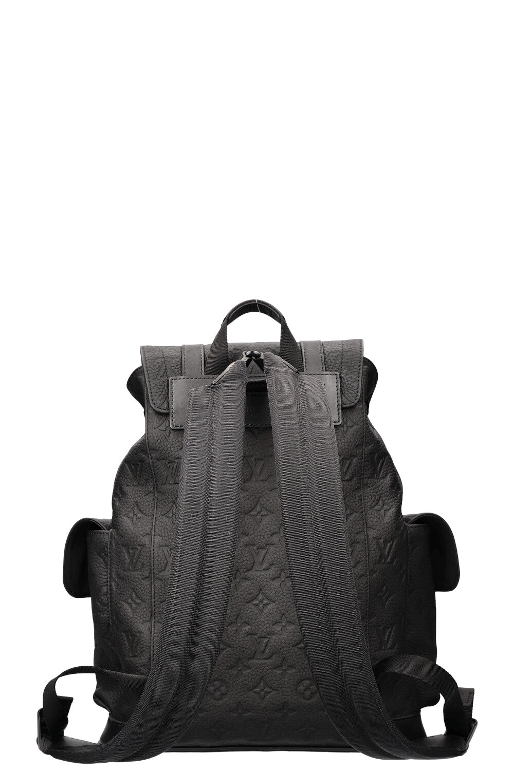 louis vuitton backpack christopher LOUIS VUITTON Christopher MM Backpack Black – REAWAKE