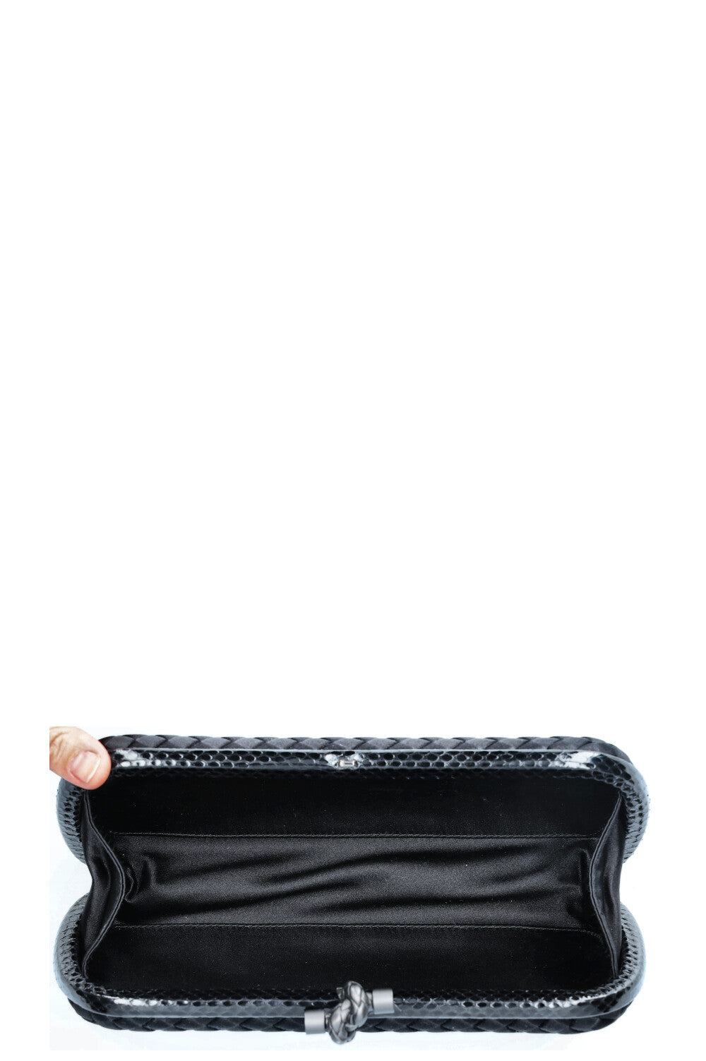 BOTTEGA VENETA Knot Clutch Black