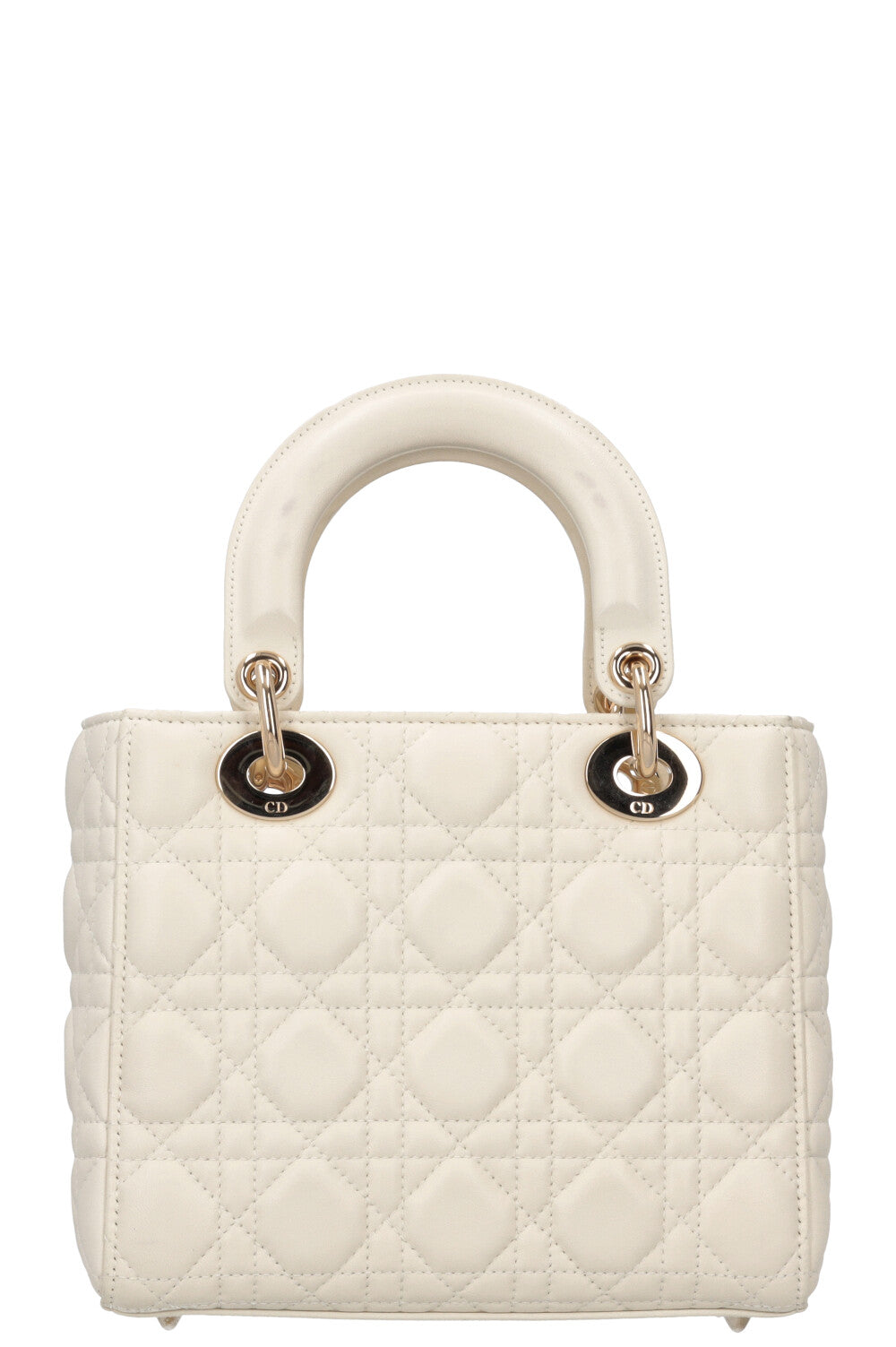 Mini lady dior bag white deals
