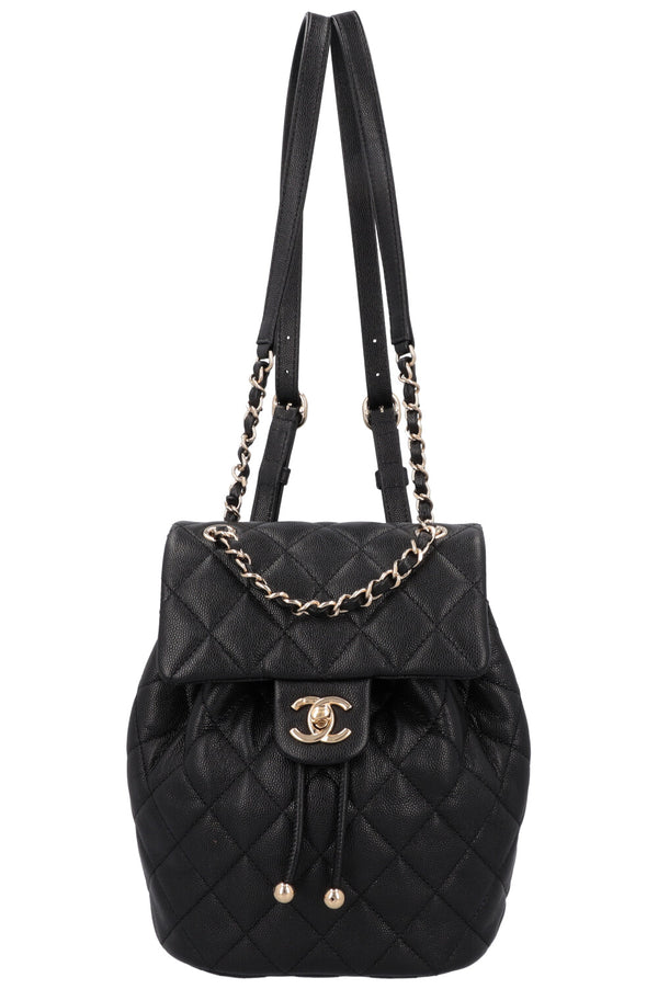CHANEL Small Urban Spirit Backpack Black Caviar