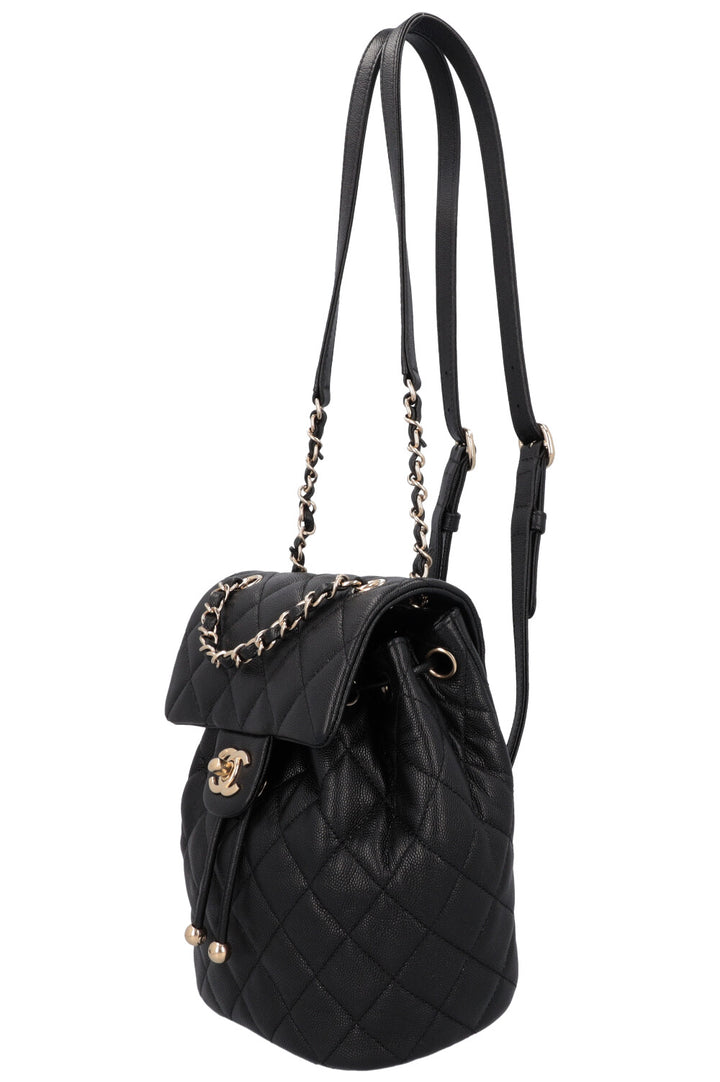 CHANEL Mini Urban Spirit Backpack Black Caviar