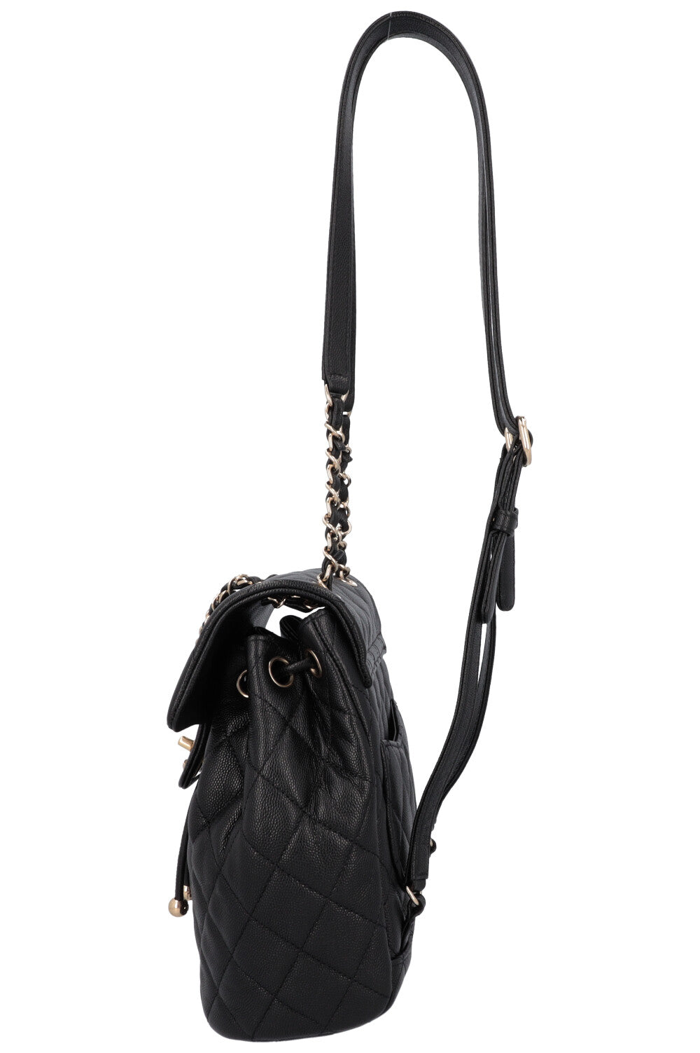 CHANEL Mini Urban Spirit Backpack Black Caviar