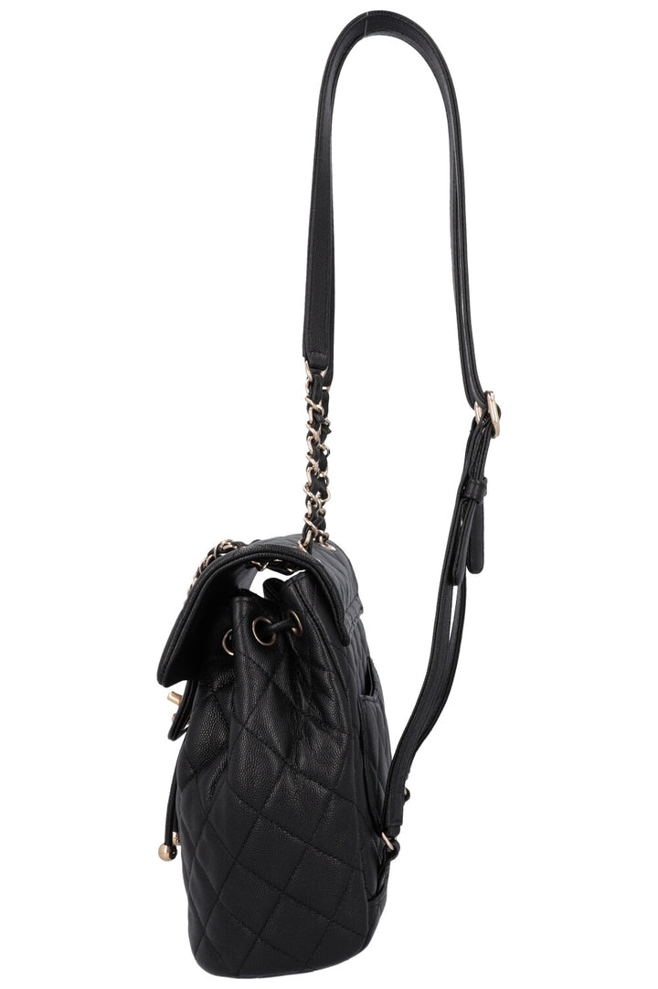 CHANEL Mini Urban Spirit Backpack Black Caviar