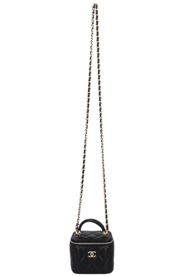 CHANEL Mini Vanity Case Black