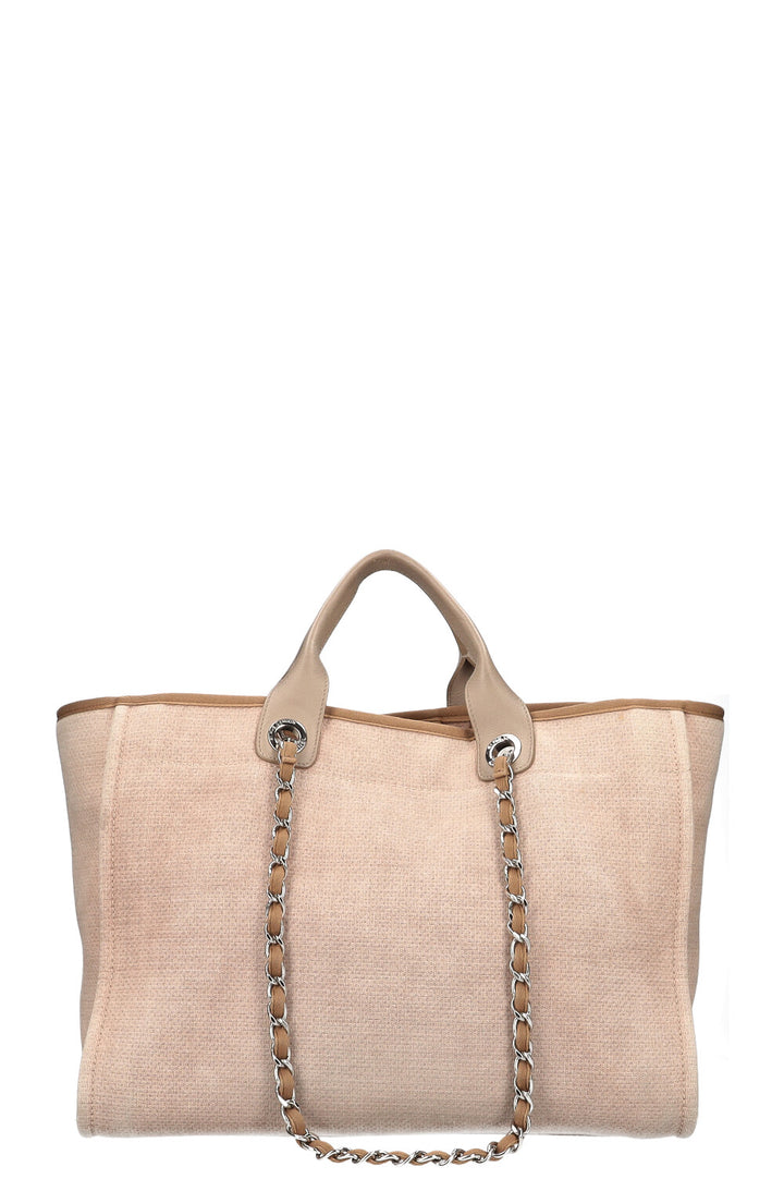 CHANEL Sac Deauville moyen Beige