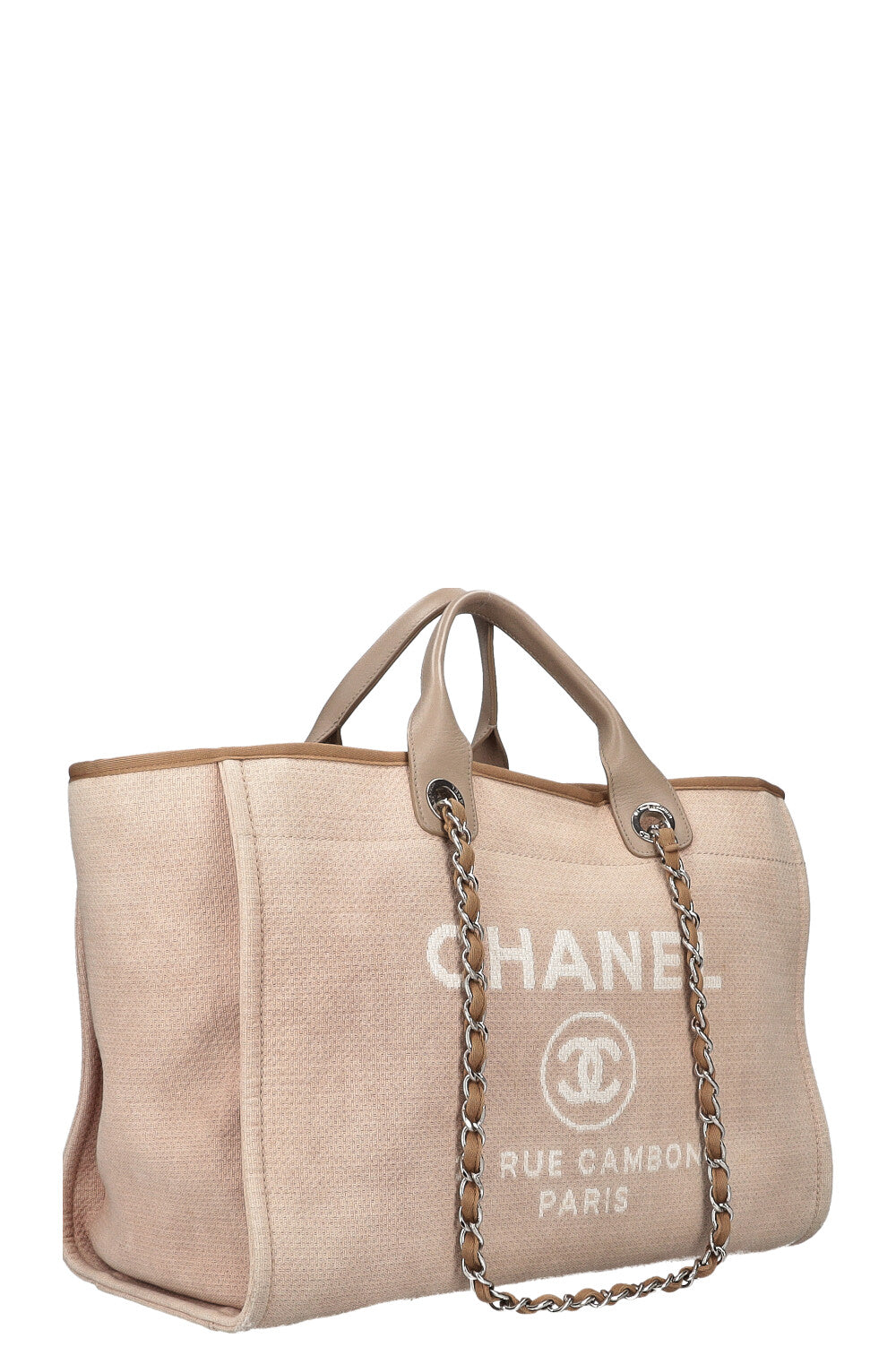 CHANEL Sac Deauville moyen Beige