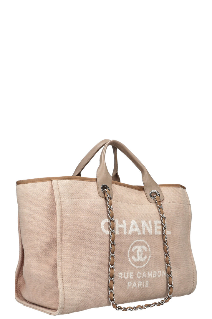 CHANEL Sac Deauville moyen Beige