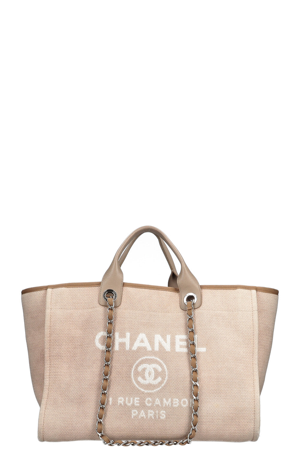 CHANEL Sac Deauville moyen Beige