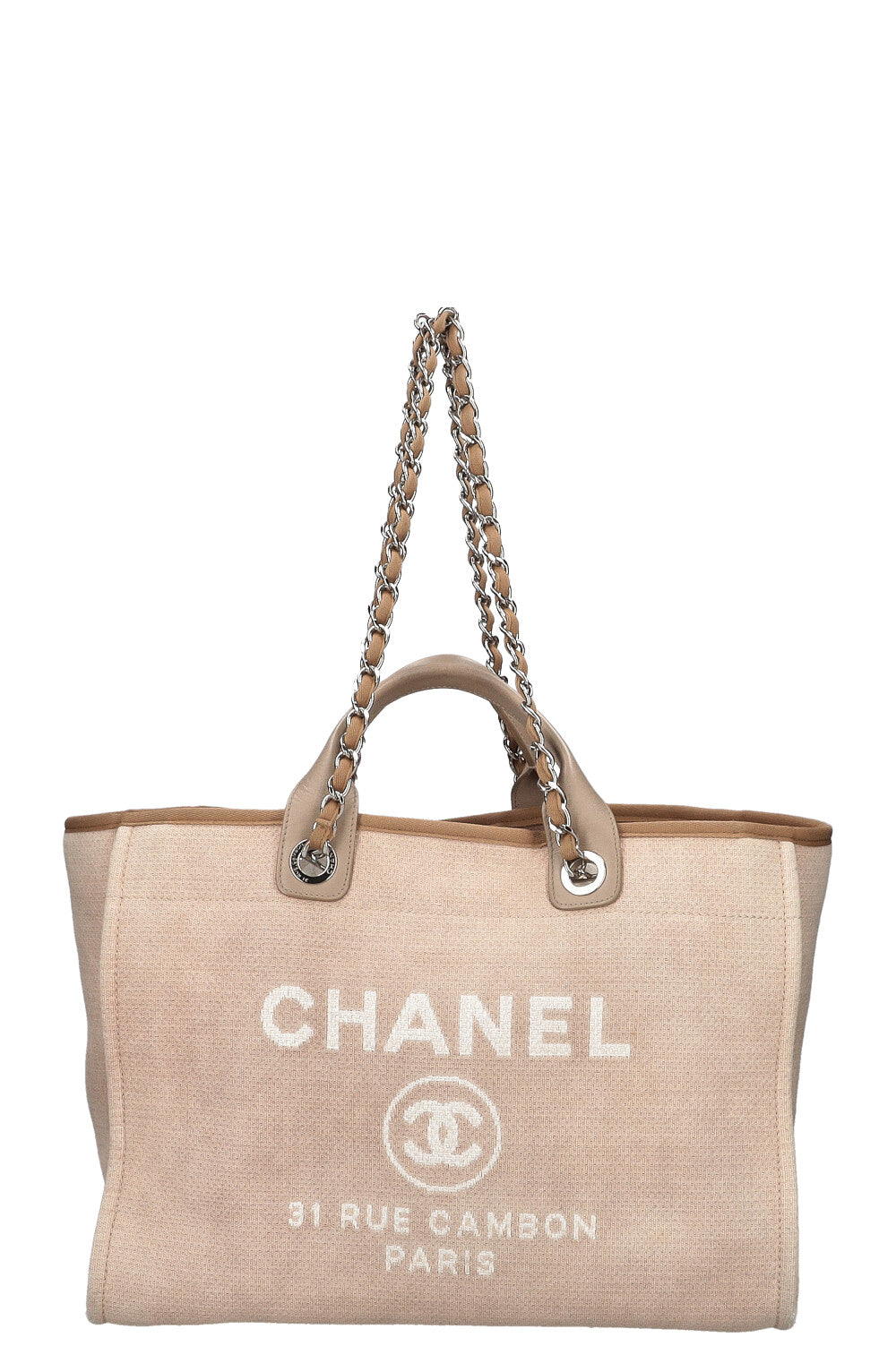 CHANEL Medium Deauville Bag Beige