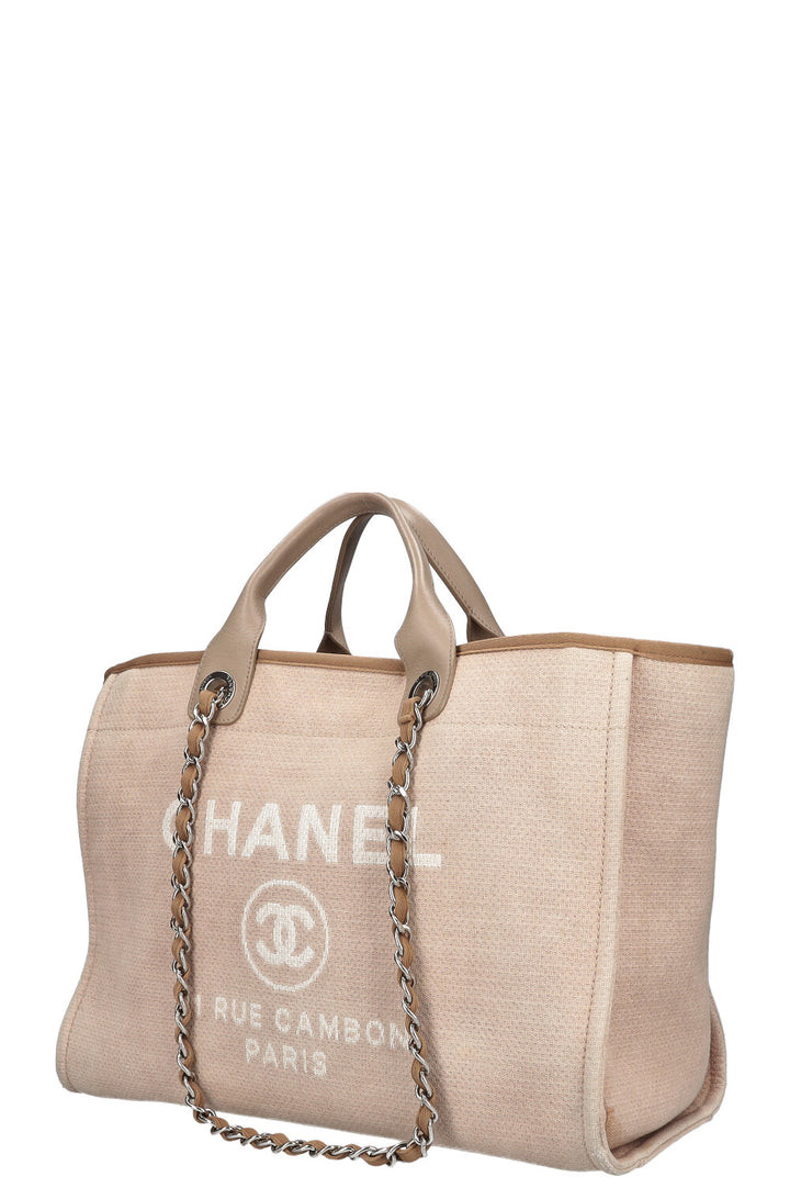 CHANEL Sac Deauville moyen Beige