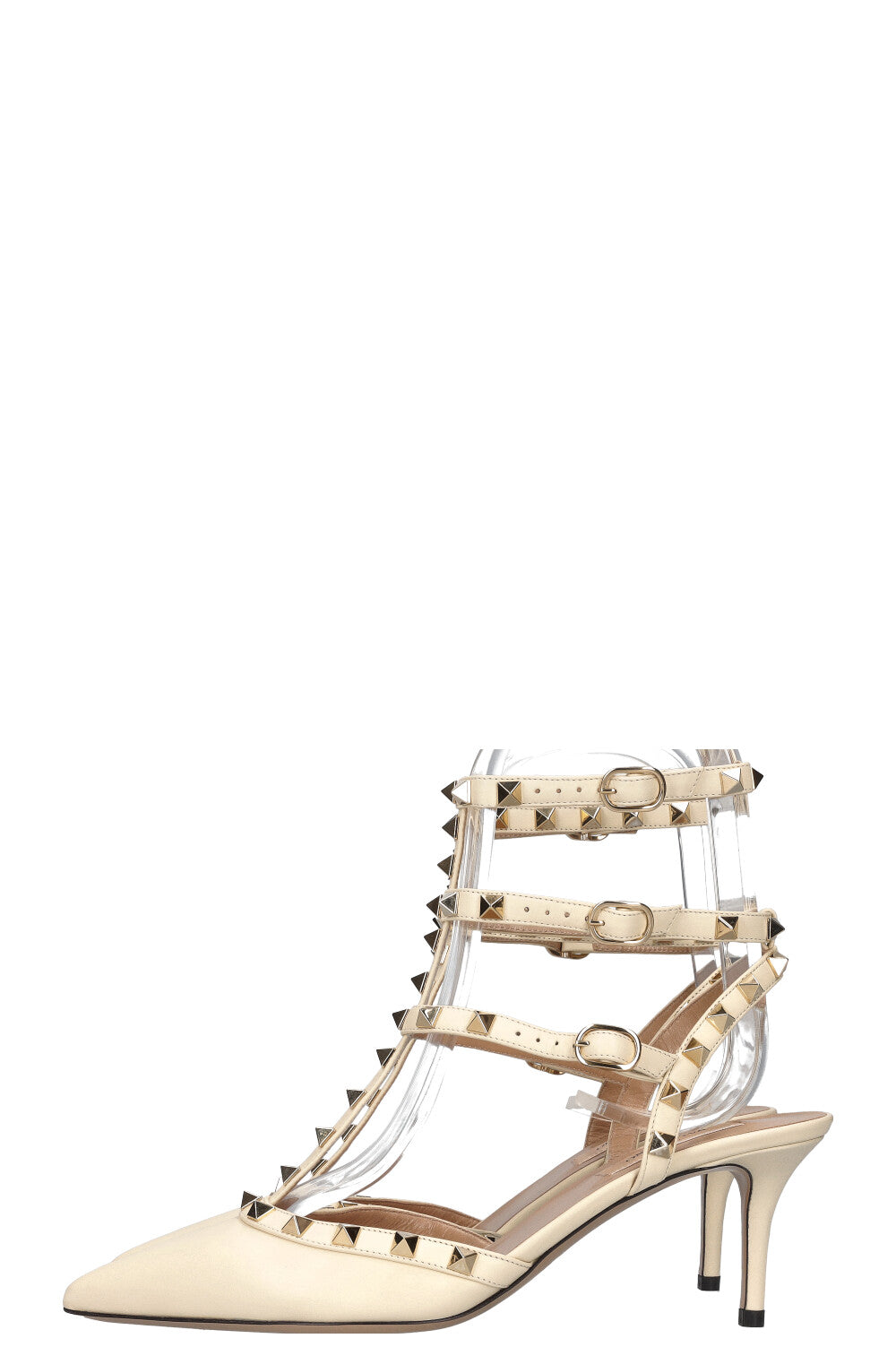 VALENTINO Rockstud Heels Ivory