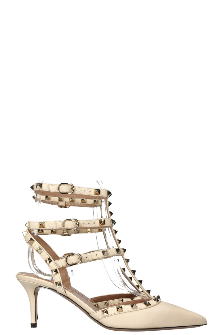 VALENTINO Rockstud Heels Ivory