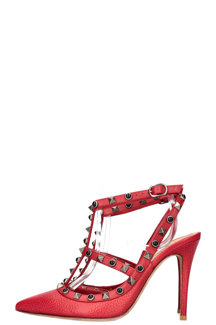 VALENTINO Rockstud Heels Red