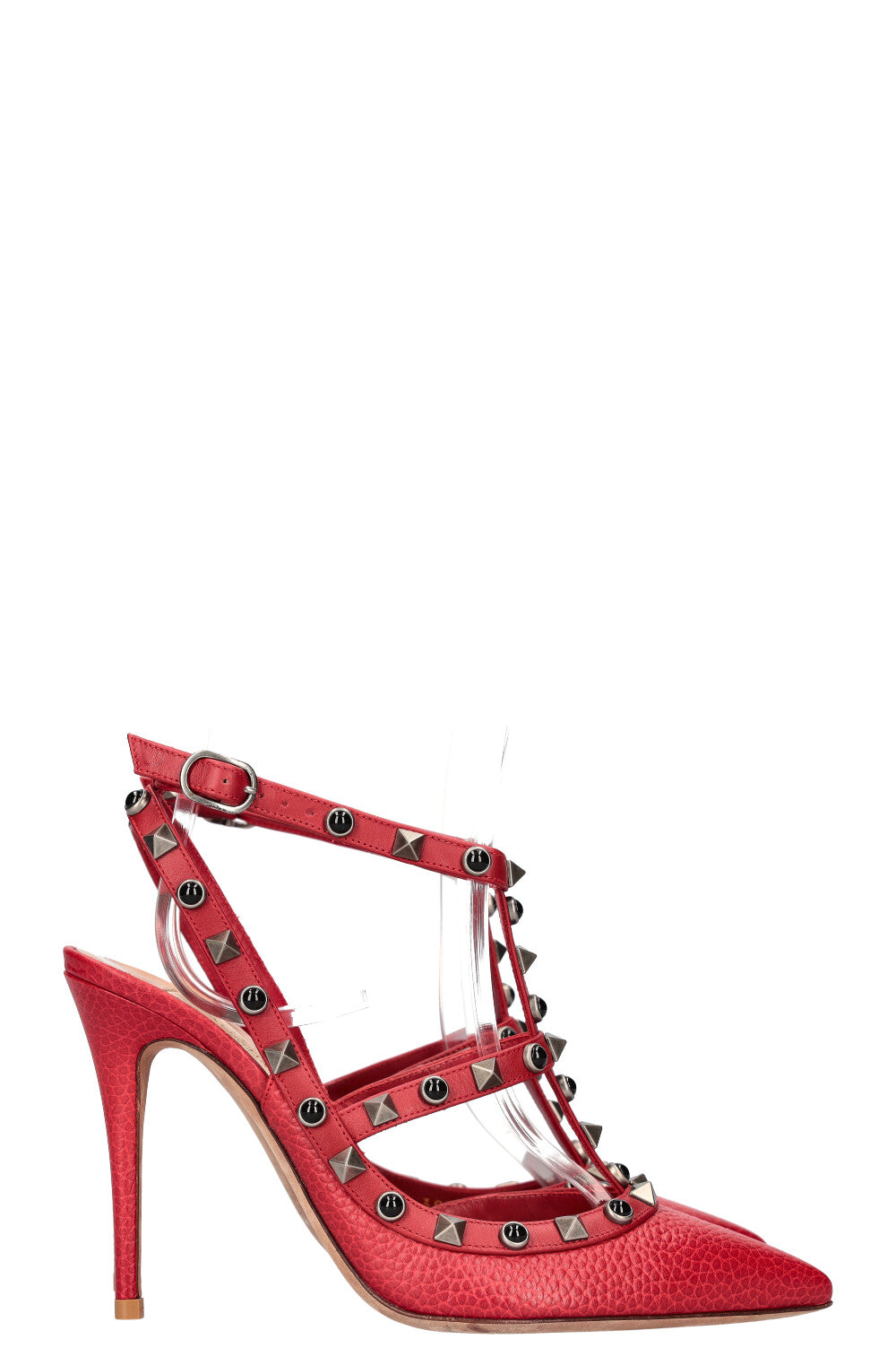 VALENTINO Rockstud Heels Red