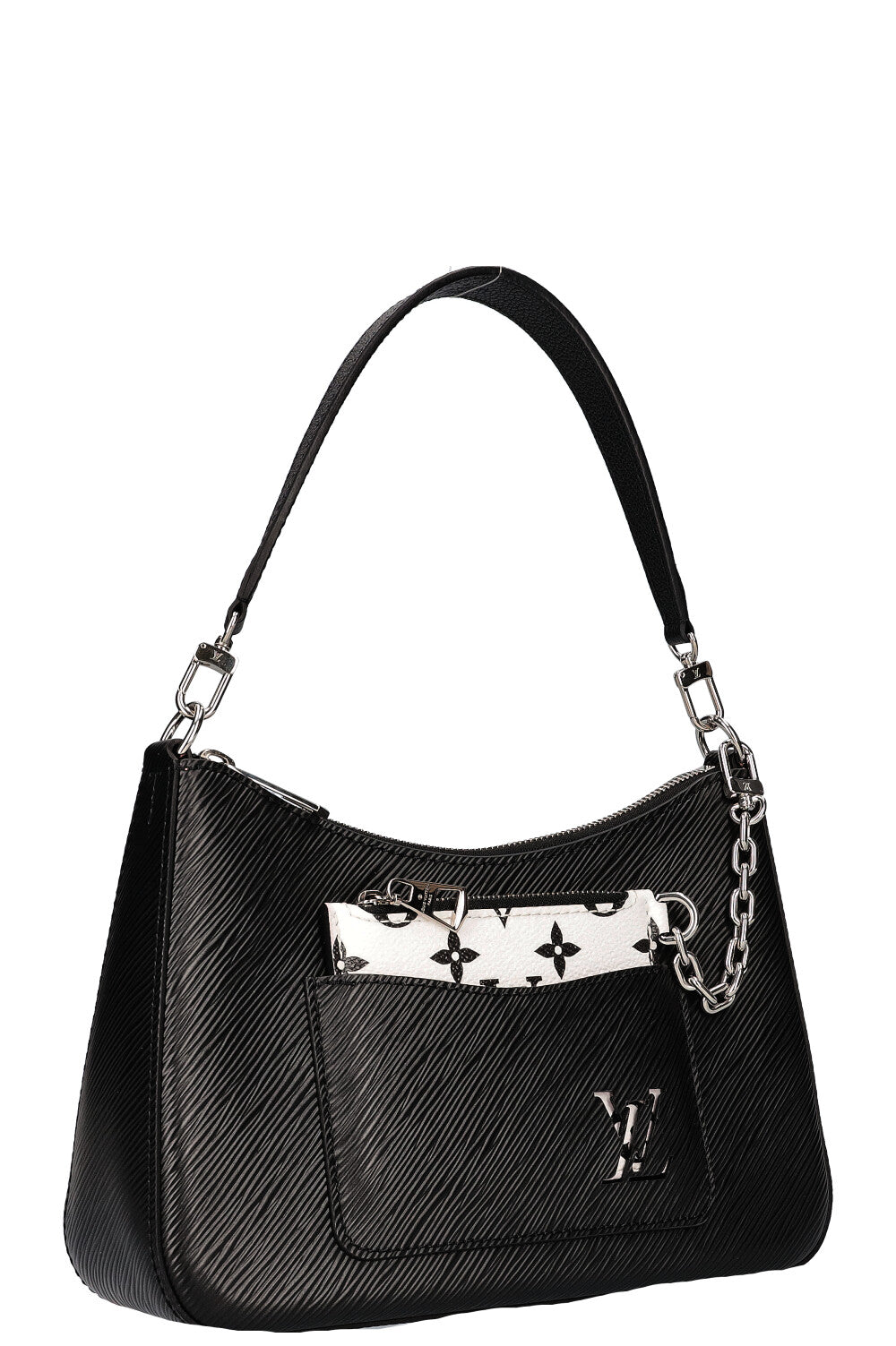 LOUIS VUITTON 2021 Sac Marelle En Cuir Epi Noir