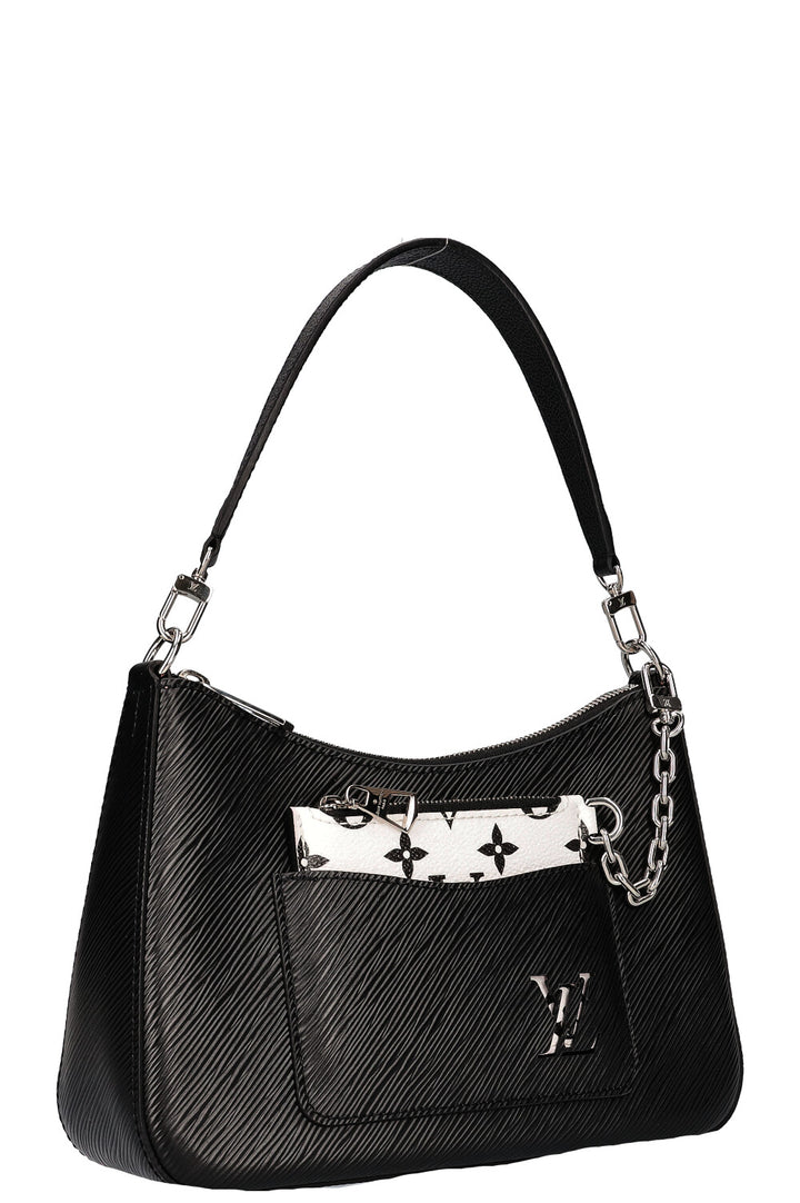 LOUIS VUITTON 2021 Sac Marelle En Cuir Epi Noir
