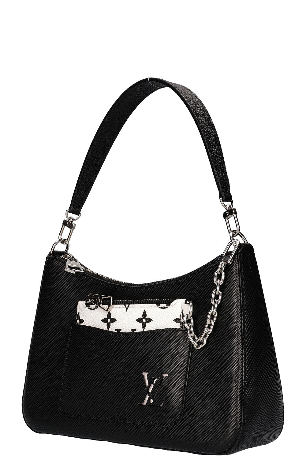 LOUIS VUITTON 2021 Sac Marelle En Cuir Epi Noir