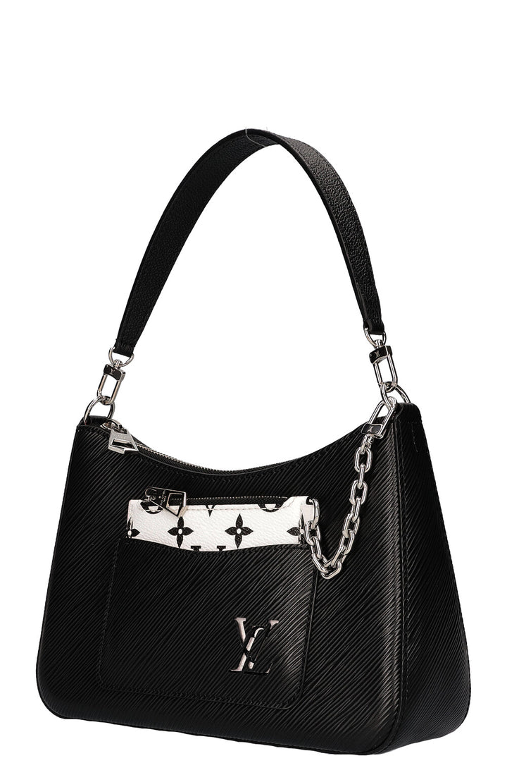 LOUIS VUITTON 2021 Sac Marelle En Cuir Epi Noir