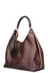 LOUIS VUITTON 2020 Carmel Mahina Bag Chocolate